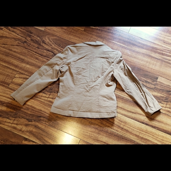 Worthington stretch 6p tan blazer dress jacket - Picture 3 of 3